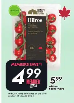 Sobeys Cherry Tomatoes on the Vine offer