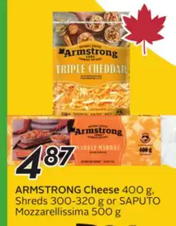Sobeys ARMSTRONG Cheese offer