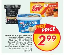Sobeys CHAPMAN'S Super Premium Plus Ice Cream offer