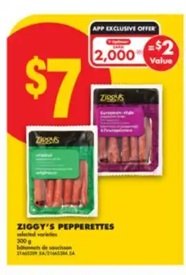 No Frills ZIGGY'S PEPPERETTES, 300 g offer