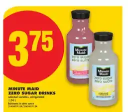 No Frills MINUTE MAID ZERO SUGAR DRINKS, 1.54 L offer