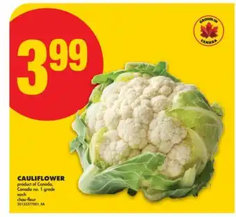 No Frills CAULIFLOWER offer