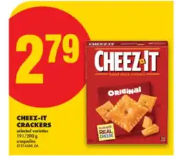 No Frills CHEEZ-IT CRACKERS, 191/200 g offer