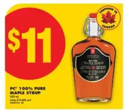 No Frills PC 100% PURE MAPLE SYRUP, 500 mL offer