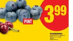No Frills BLUEBERRIES offer