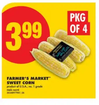 No Frills FARMER'S MARKET SWEET CORN, PKG OF 4 offer