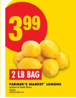 No Frills FARMER'S MARKET LEMONS, 2 LB BAG offer