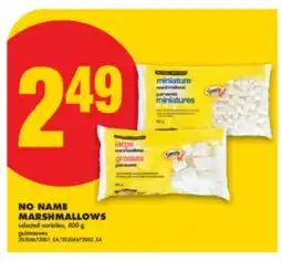 No Frills NO NAME MARSHMALLOWS, 400 g offer