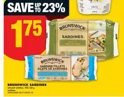 No Frills BRUNSWICK SARDINES, 100-106 g offer