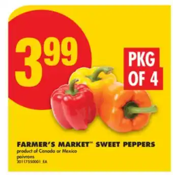 No Frills FARMER'S MARKET SWEET PEPPERS, PKG OF 4 offer