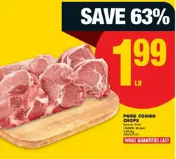 No Frills PORK COMBO CHOPS offer