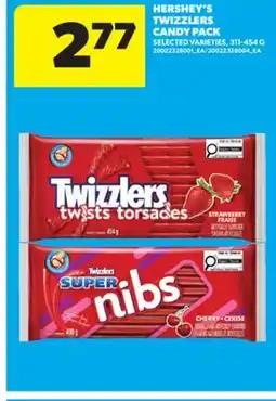 Real Canadian Superstore HERSHEY'S TWIZZLERS CANDY PACK, 311-454 G offer