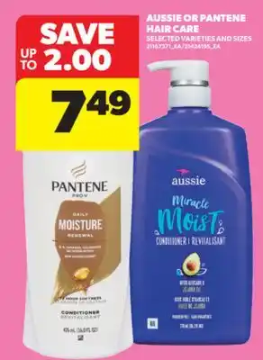 Real Canadian Superstore AUSSIE OR PANTENE HAIR CARE offer