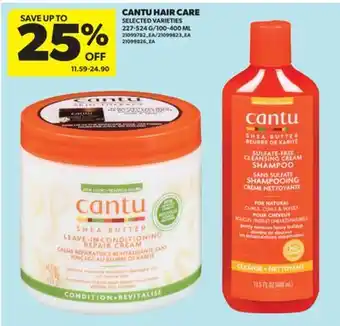 Real Canadian Superstore CANTU HAIR CARE, 227-524 G/100-400 ML offer