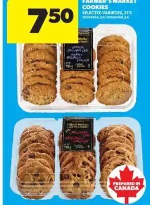 Real Canadian Superstore FARMER'S MARKET COOKIES, 21'S offer