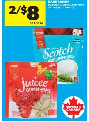 Real Canadian Superstore DARE CANDY, 500-700 G offer