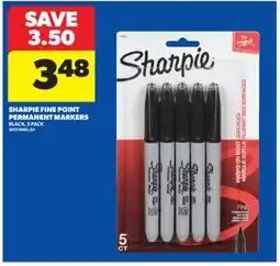 Real Canadian Superstore SHARPIE FINE POINT PERMANENT MARKERS, 5 PACK offer