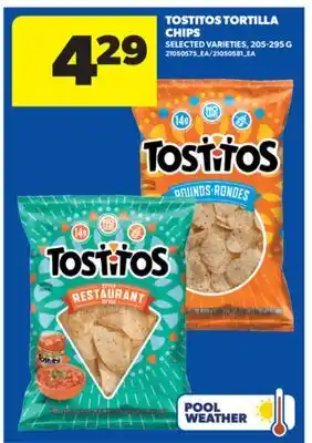 Real Canadian Superstore TOSTITOS TORTILLA CHIPS, 205-295 G offer