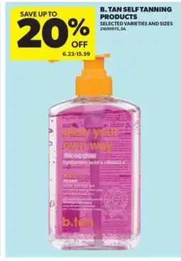 Real Canadian Superstore B. TAN SELF TANNING PRODUCTS offer
