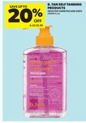 Real Canadian Superstore B. TAN SELF TANNING PRODUCTS offer
