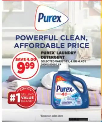 Real Canadian Superstore PUREX LAUNDRY DETERGENT, 4.08-4.43 L offer