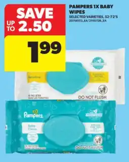 Real Canadian Superstore PAMPERS 1X BABY WIPES, 52-72'S offer