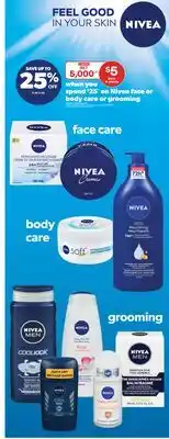 Real Canadian Superstore NIVEA FACE OR BODY CARE OR GROOMING offer