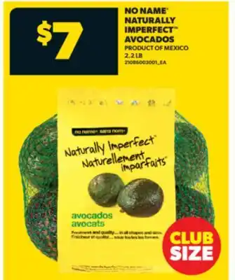 Real Canadian Superstore NO NAME NATURALLY IMPERFECT AVOCADOS, 2.2 LB offer