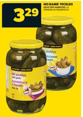 Real Canadian Superstore NO NAME PICKLES, 1 L offer
