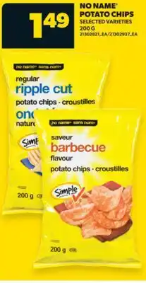Real Canadian Superstore NO NAME POTATO CHIPS offer