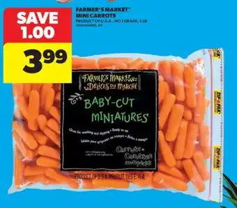Real Canadian Superstore FARMER'S MARKET MINI CARROTS, 2 LB offer