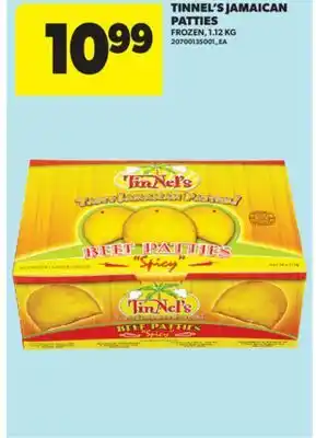 Real Canadian Superstore TINNEL'S JAMAICAN PATTIES, 1.12 KG offer