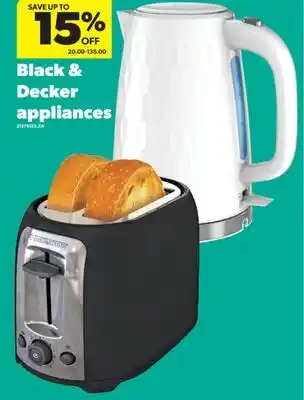 Real Canadian Superstore BLACK & DECKER APPLIANCES offer