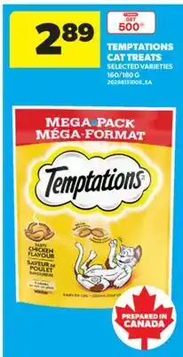 Real Canadian Superstore TEMPTATIONS CAT TREATS offer
