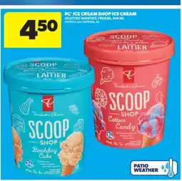 Real Canadian Superstore PC ICE CREAM SHOP ICE CREAM, 946 ML offer