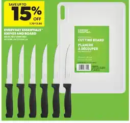 Real Canadian Superstore EVERYDAY ESSENTIALS KNIVES AND BOARD offer