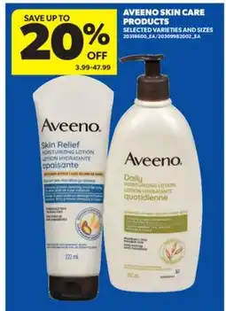 Real Canadian Superstore AVEENO SKIN CARE PRODUCTS offer
