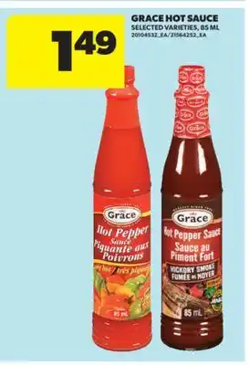 Real Canadian Superstore GRACE HOT SAUCE, 85 ML offer