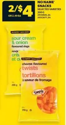 Real Canadian Superstore NO NAME SNACKS, 200 G offer
