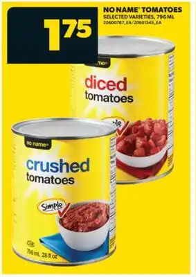 Real Canadian Superstore NO NAME TOMATOES, 796 ML offer