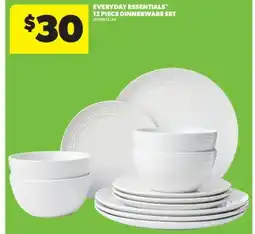 Real Canadian Superstore EVERYDAY ESSENTIALS 12 PIECE DINNERWARE SET offer