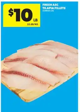 Real Canadian Superstore FRESH ASC TILAPIA FILLETS offer