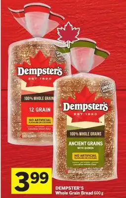 Foodland DEMPSTER'S Whole Grain Bread offer