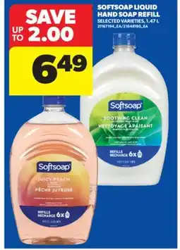 Real Canadian Superstore SOFTSOAP LIQUID HAND SOAP REFILL, 1.47 L offer
