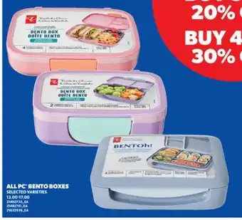 Real Canadian Superstore ALL PC BENTO BOXES offer