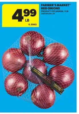 Real Canadian Superstore FARMER'S MARKET RED ONIONS, 3 LB offer