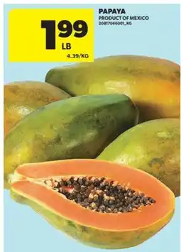 Real Canadian Superstore PAPAYA offer