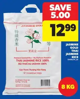 Real Canadian Superstore JASMINE GOLD THAI JASMINE RICE, 8 KG offer