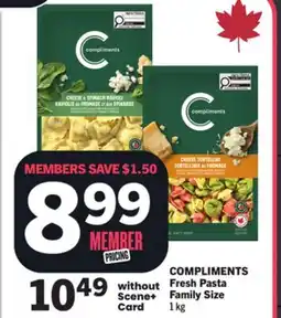 Foodland COMPLIMENTS Fresh Pasta offer