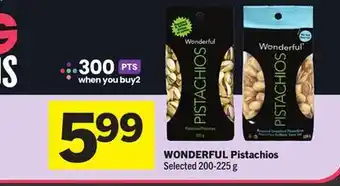Foodland WONDERFUL Pistachios offer